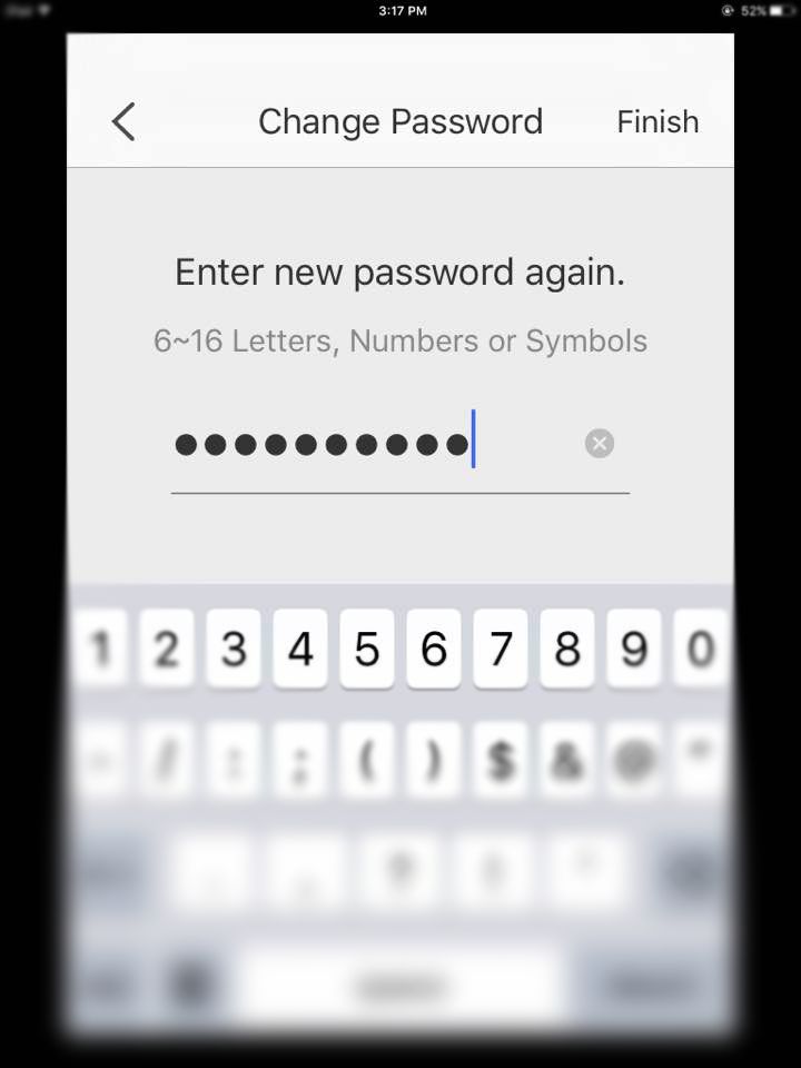Nhập lại mật khẩu mới