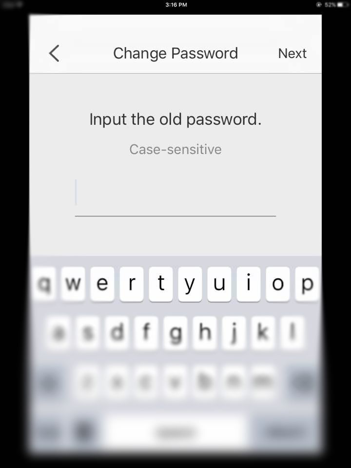 Nhập mật khẩu cũ